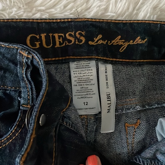 Guess Low Rise Boot Cut Jeans - Picture 3 of 4